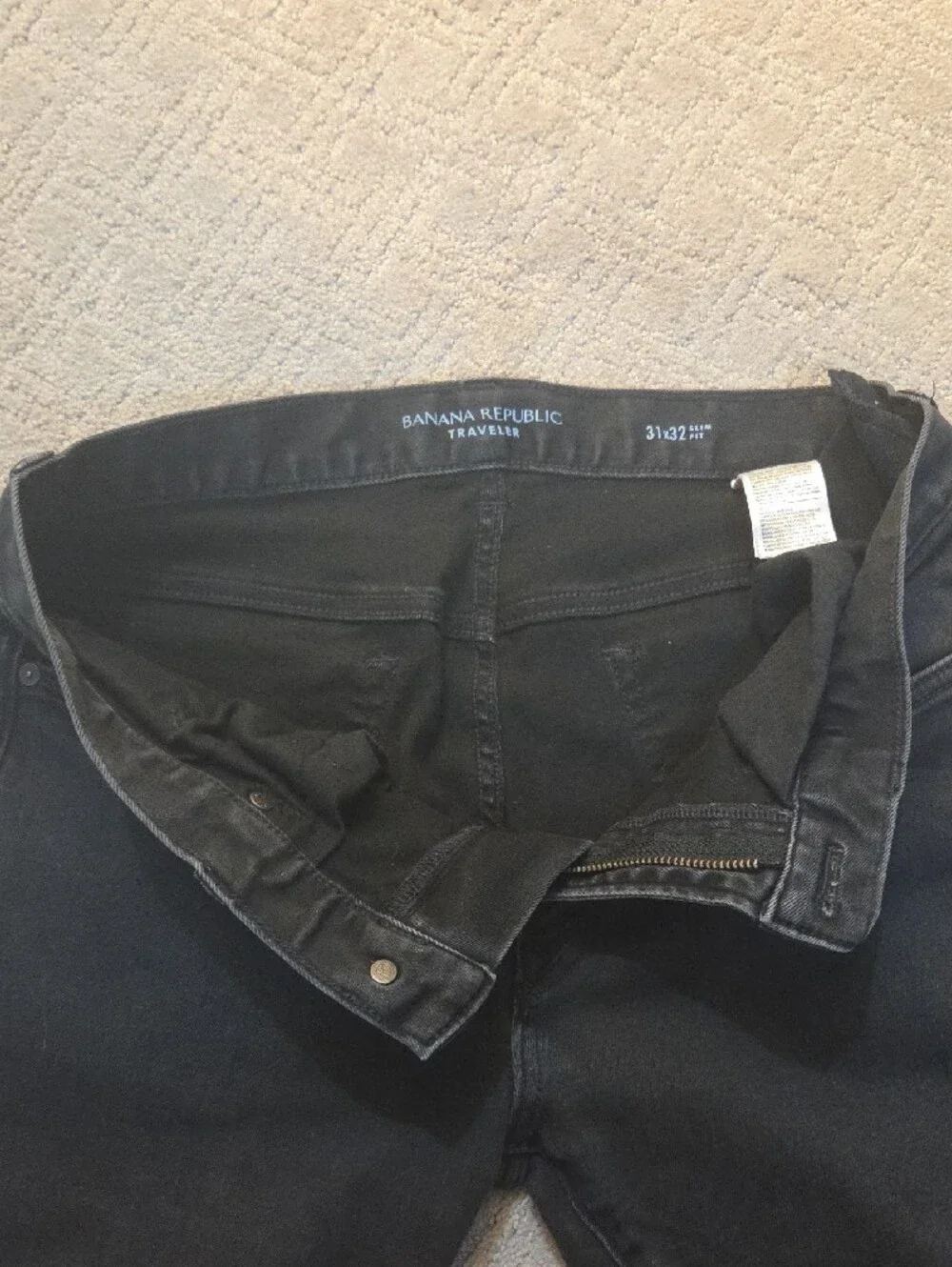 Men's Black Slim Jeans Banana Republic